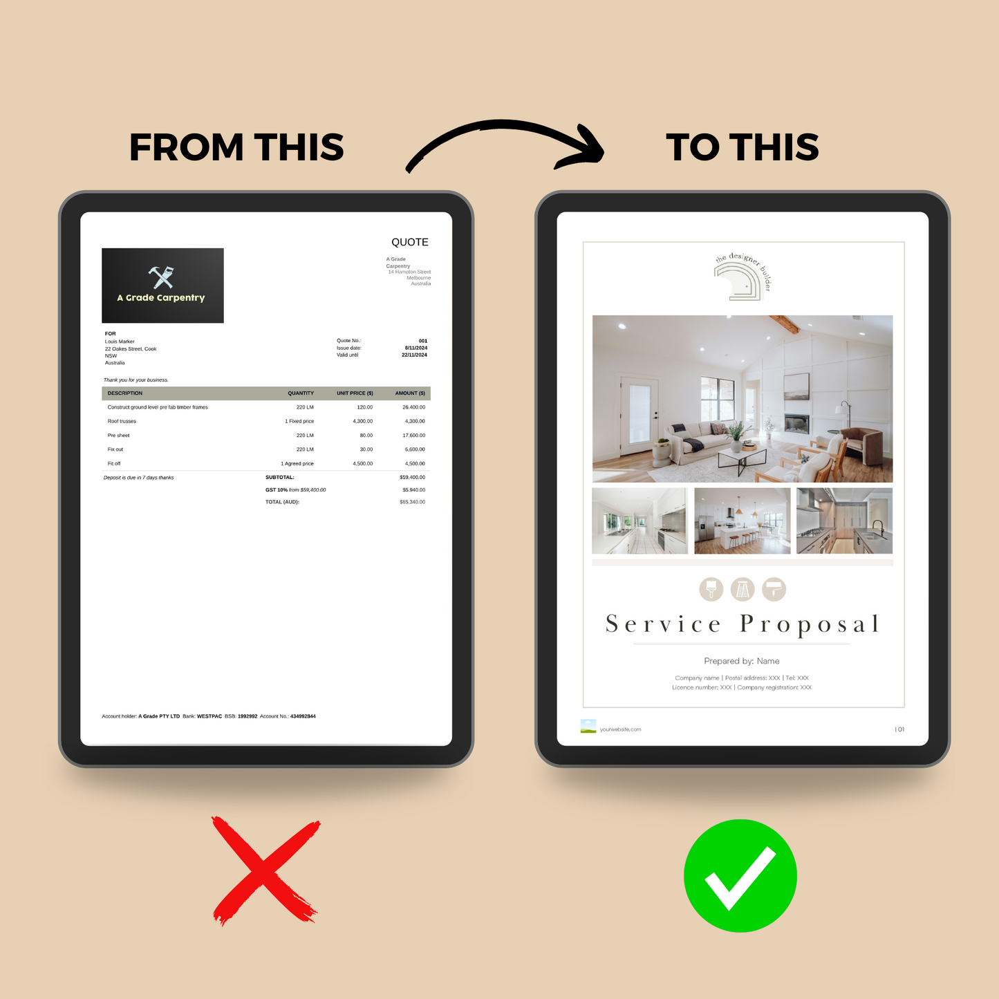 Painters Fee Proposal - The Designer Builder