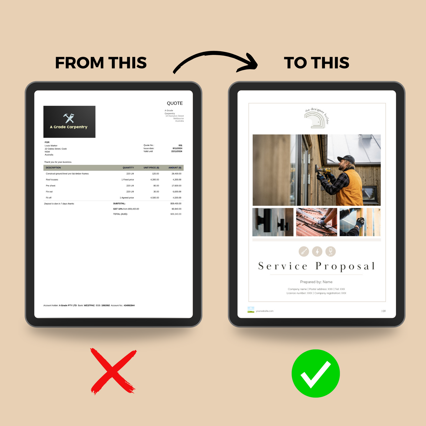 Electricians Fee Proposal - The Designer Builder