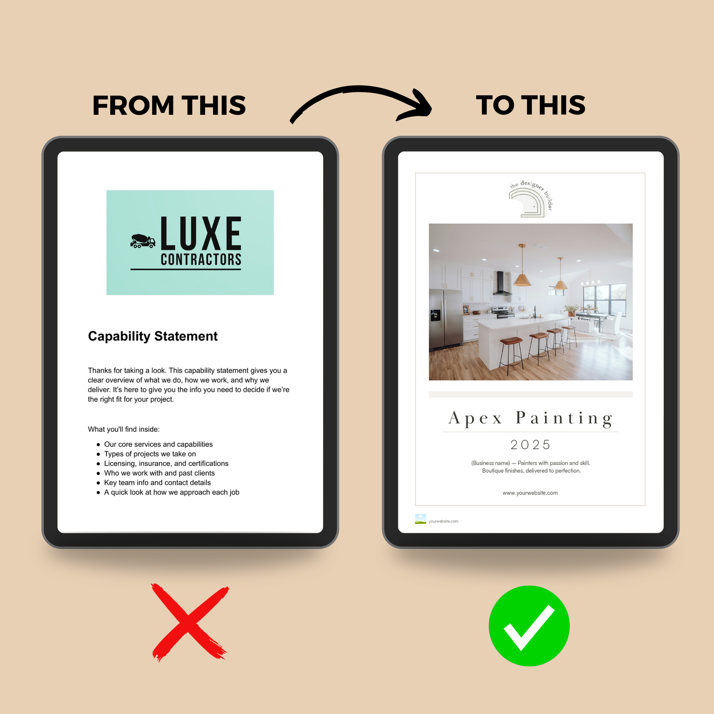 Painters Capability Statement - The Designer Builder