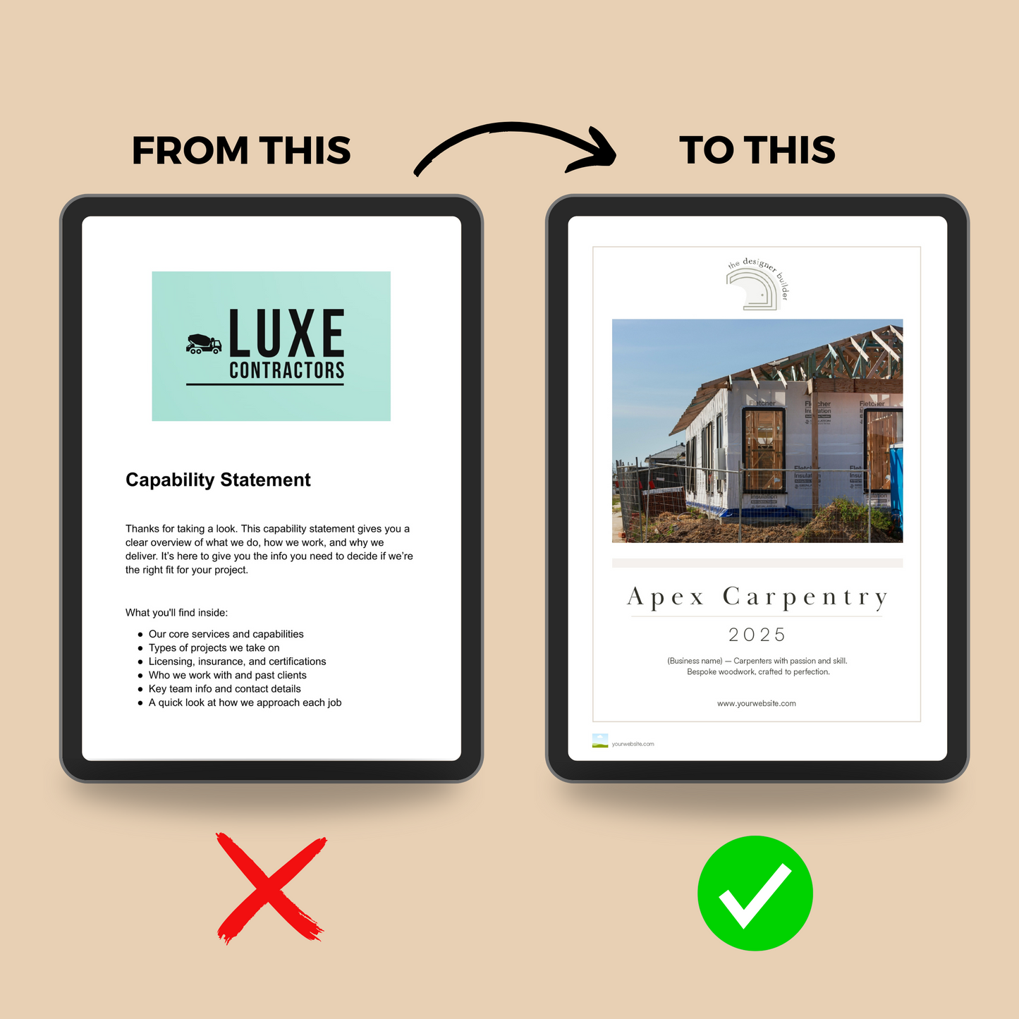 Carpenters Capability Statement - The Designer Builder