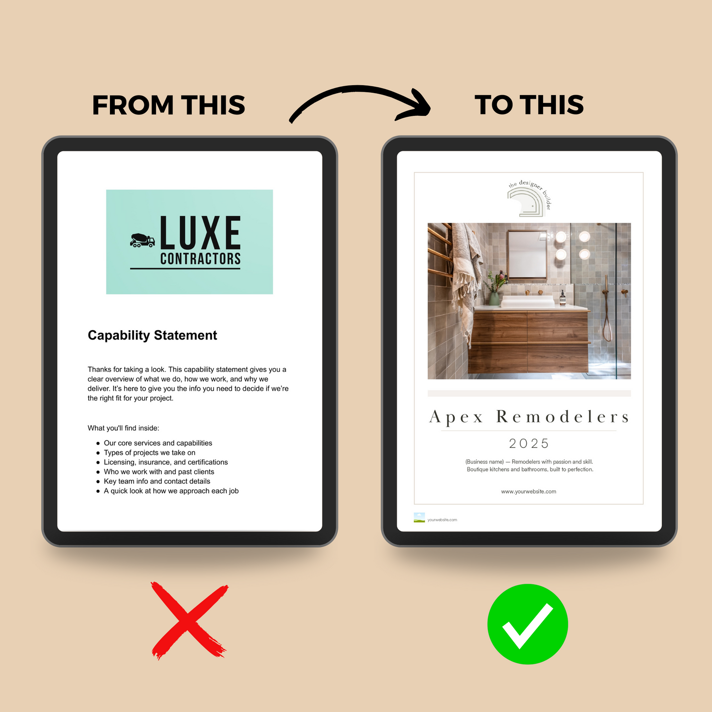 Remodelers Capability Statement - The Designer Builder