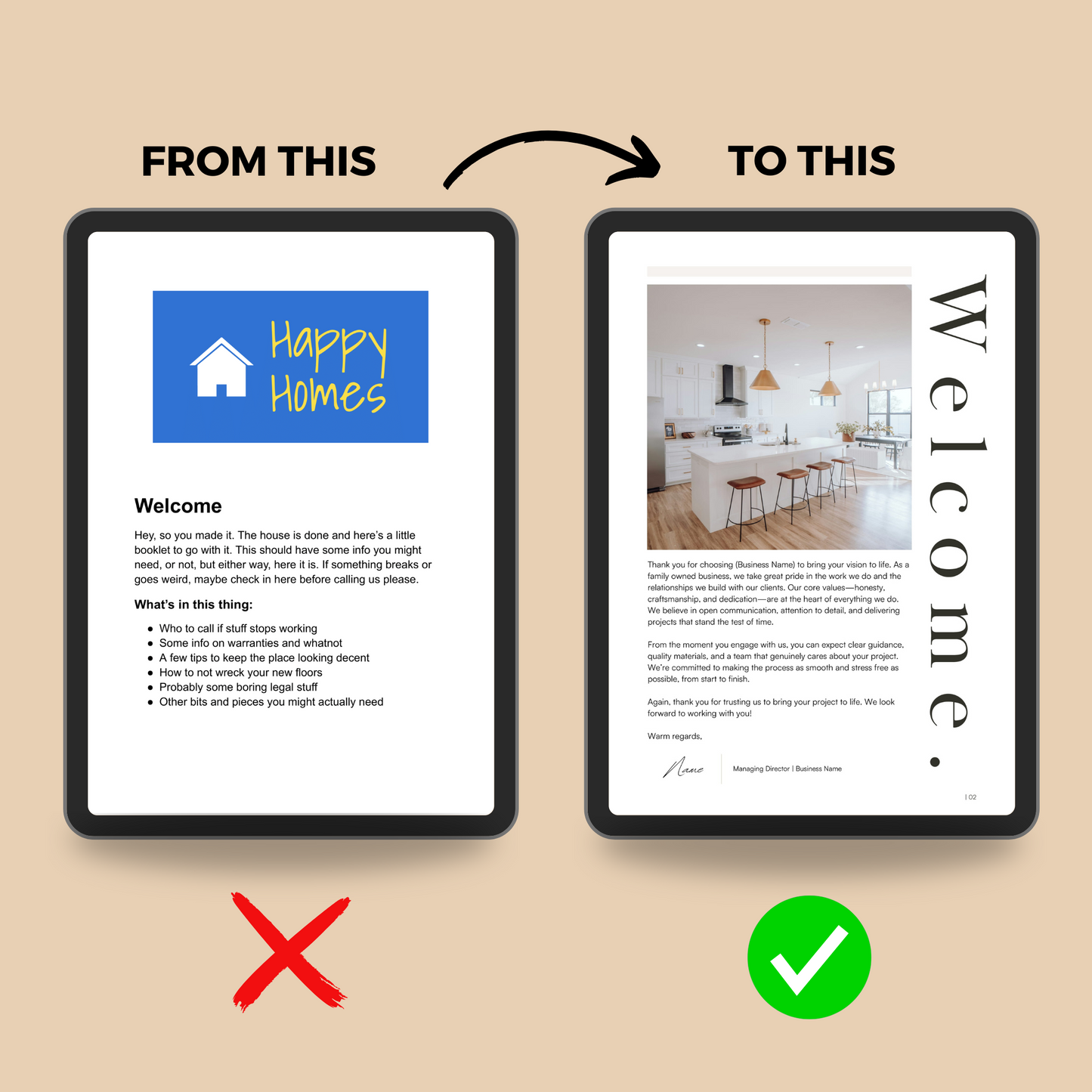 Painters Welcome Pack - The Designer Builder