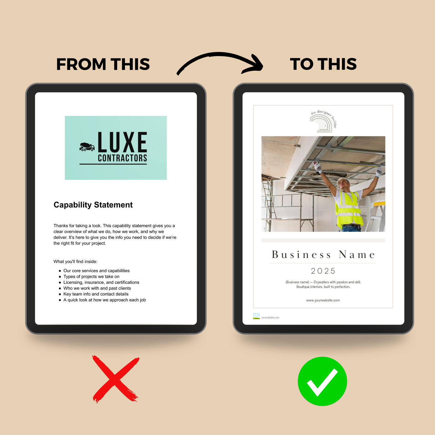 Drywallers Capability Statement - The Designer Builder