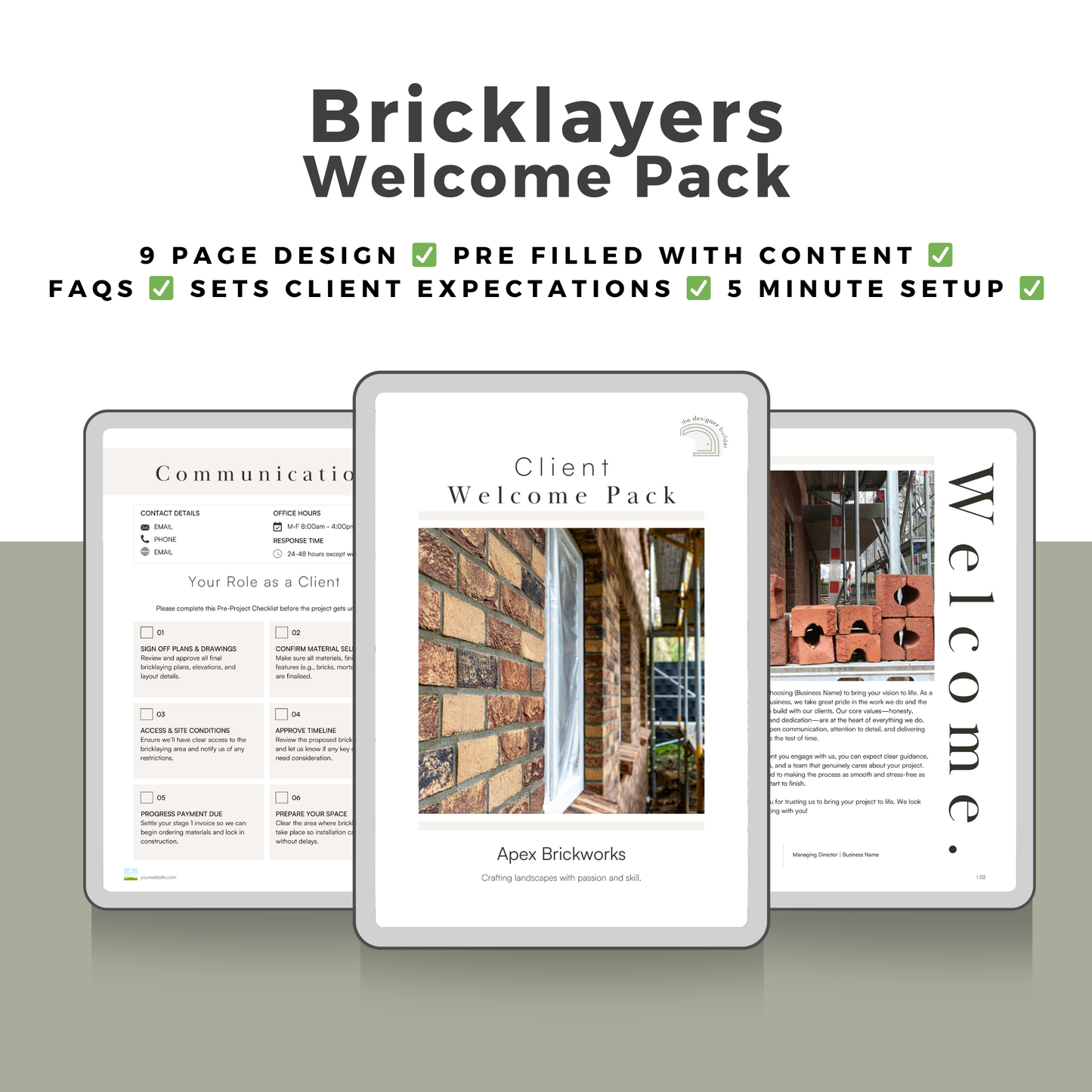 Bricklayers Bundle - The Designer Builder