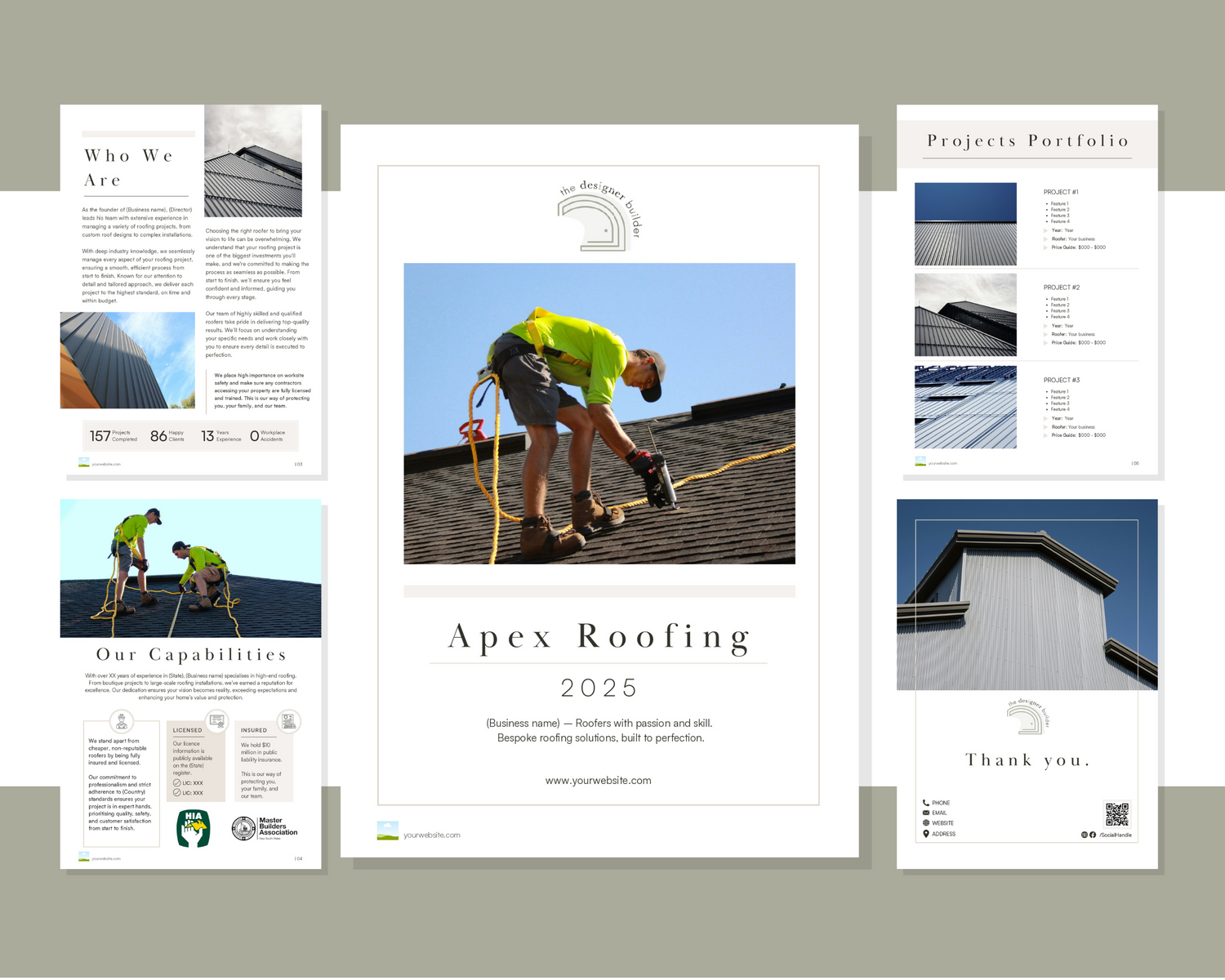 Roofers Templates