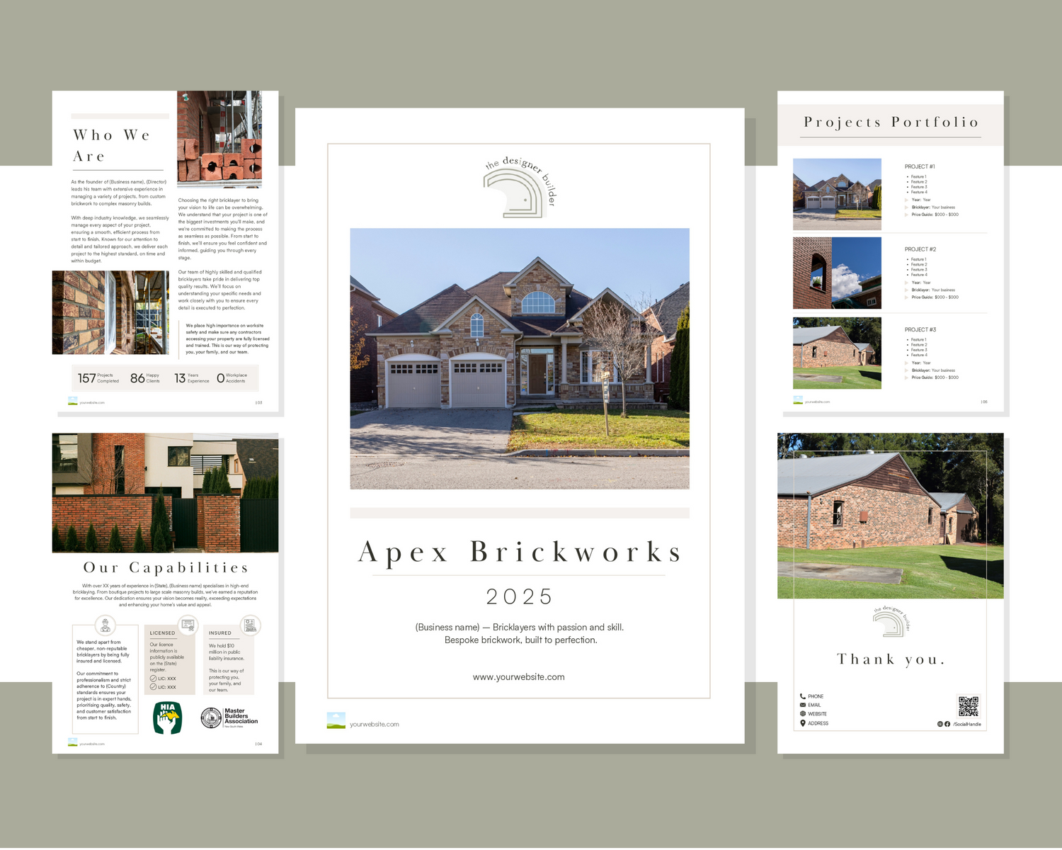 Bricklayers Templates