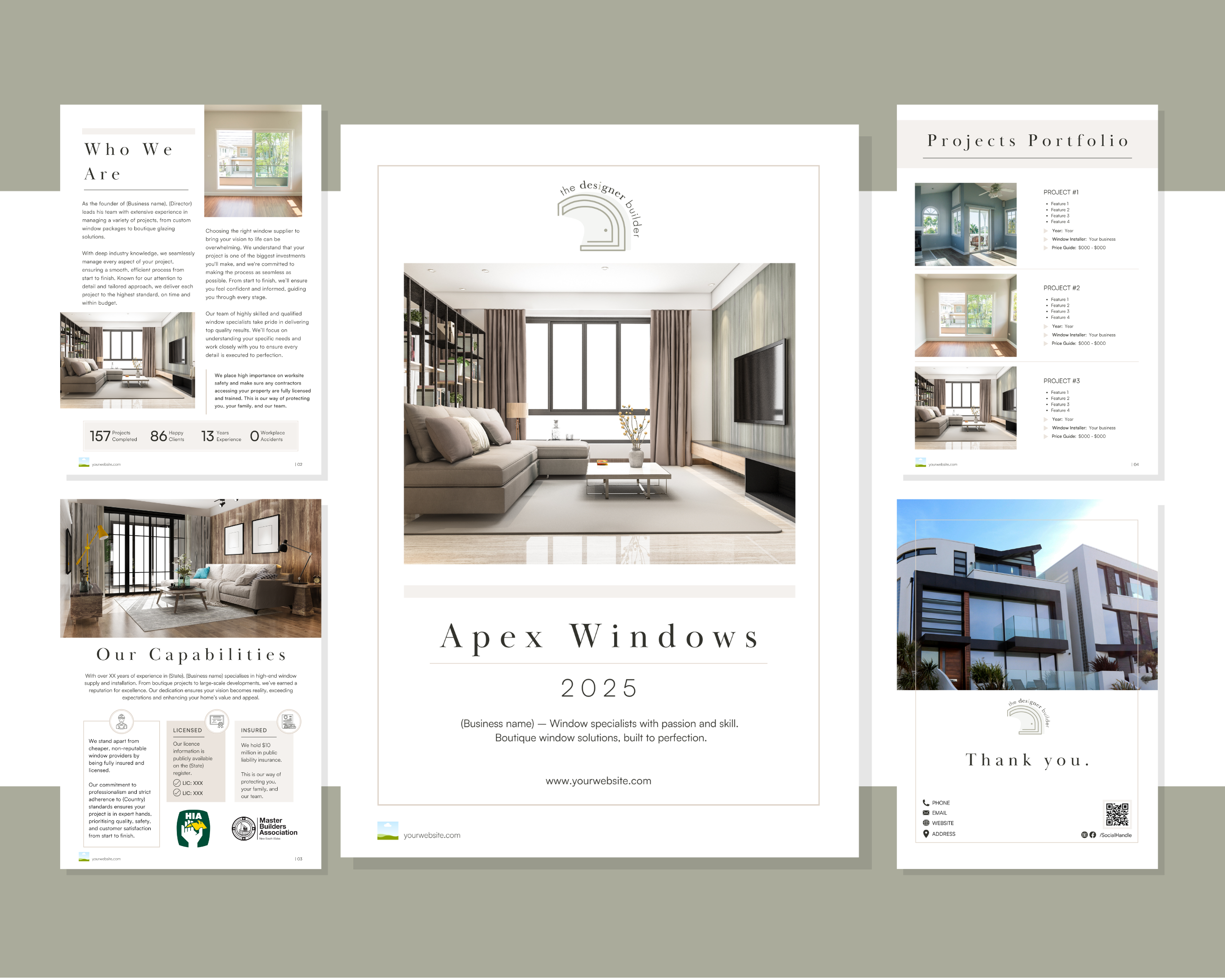 Window Templates | The Designer Builder