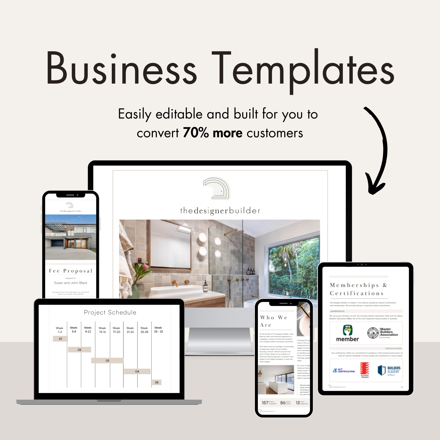 Builders Program Template Builders Templates