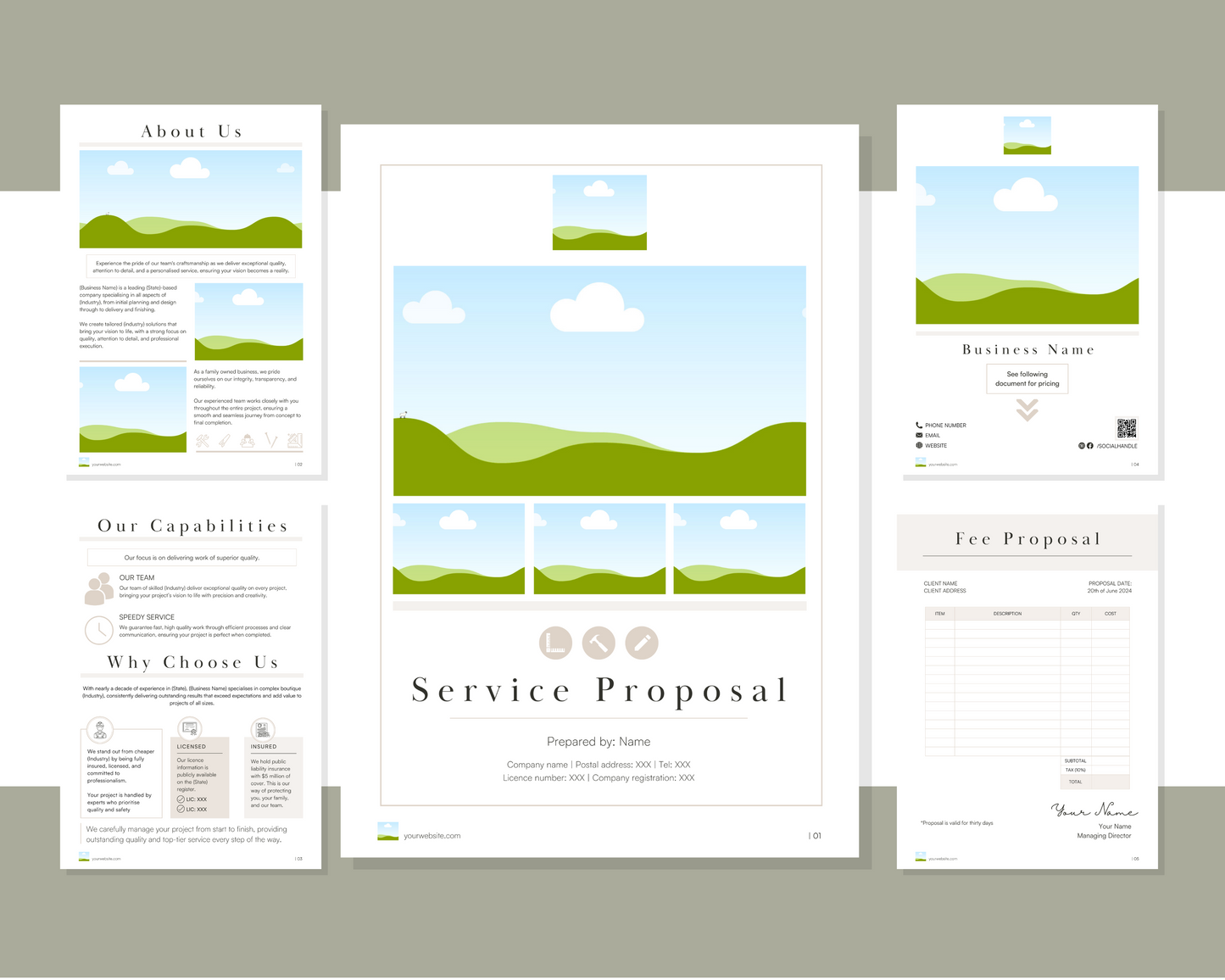 General Trade Fee Proposal - The Designer Builder