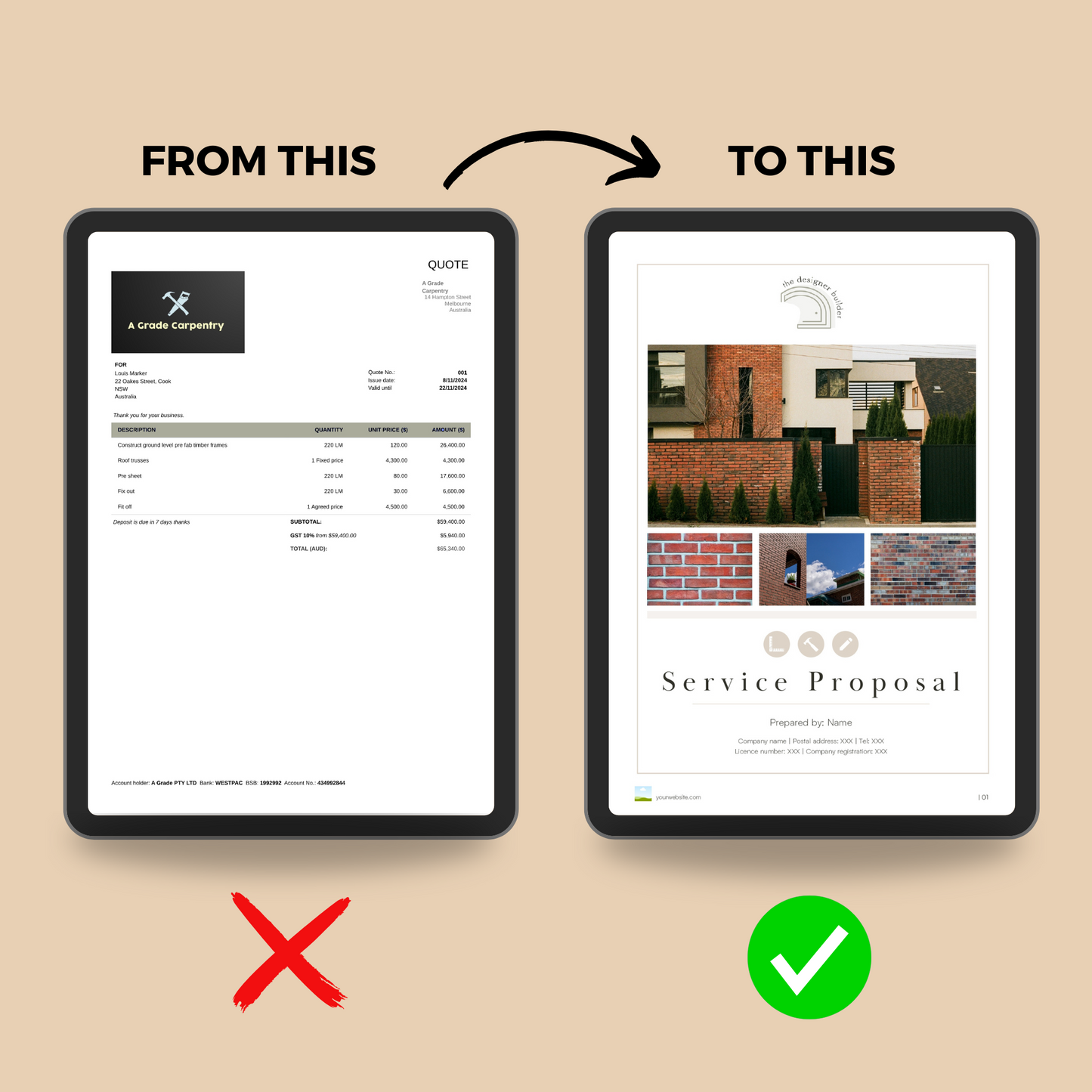 Bricklayers Fee Proposal