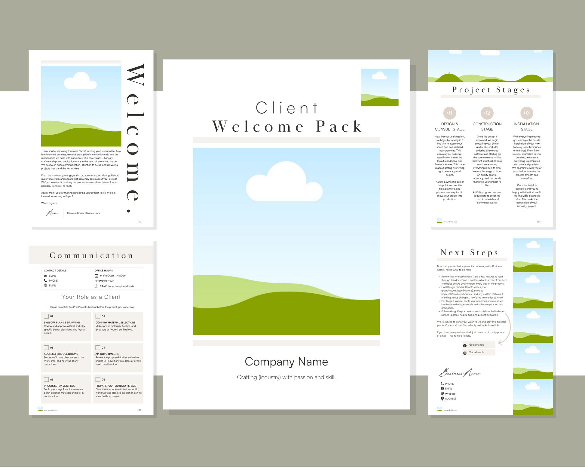 General Trade Welcome Pack - The Designer Builder