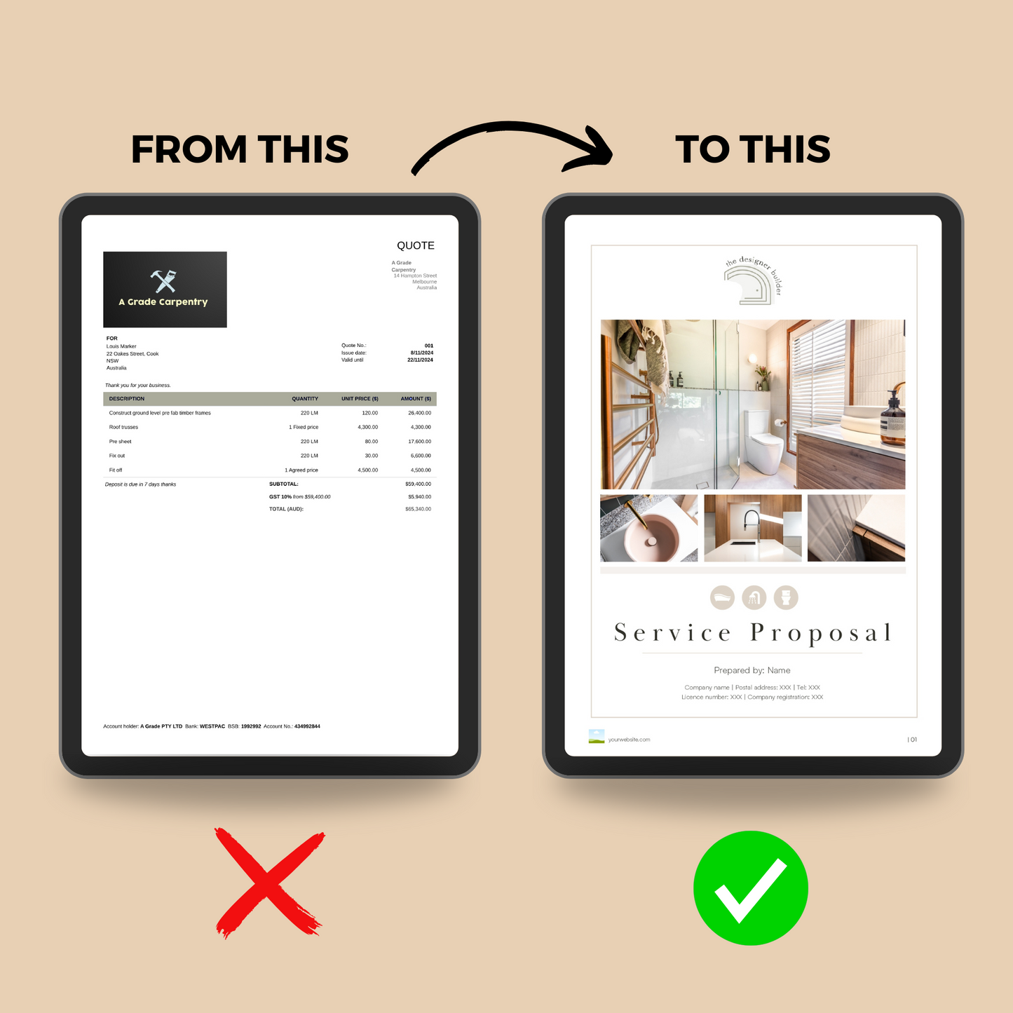Remodelers Fee Proposal