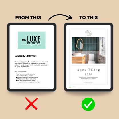 Tilers Capability Statement - The Designer Builder