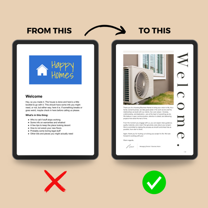 HVAC Welcome Pack - The Designer Builder
