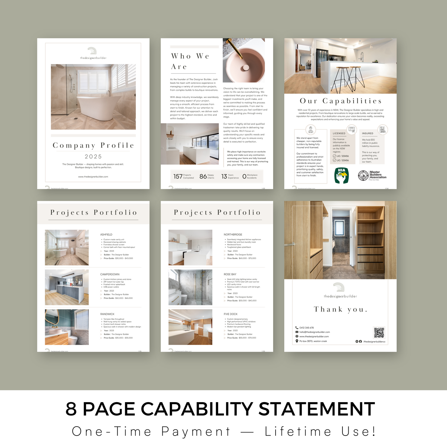 Builders 'Start Up' Bundle - The Designer Builder