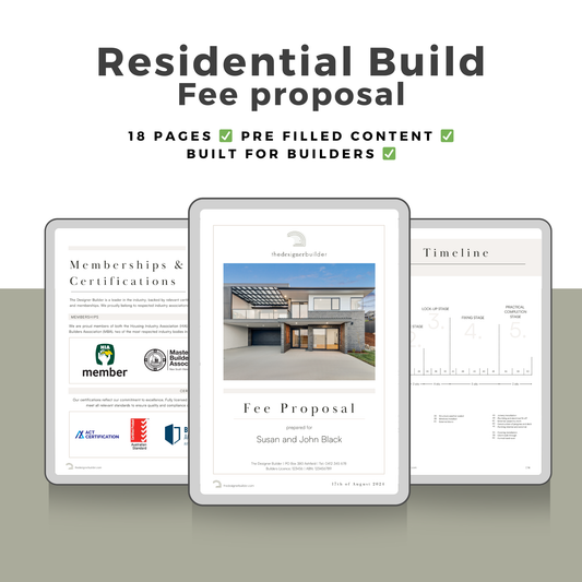 New Build Fee Proposal