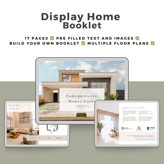 Display Home Booklet