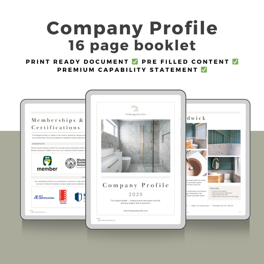 16 Page Company Profile Booklet