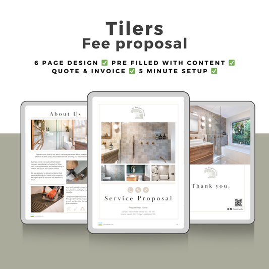 Tilers Fee Proposal - The Designer Builder