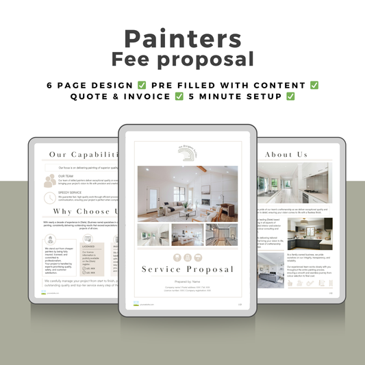 Painters Fee Proposal