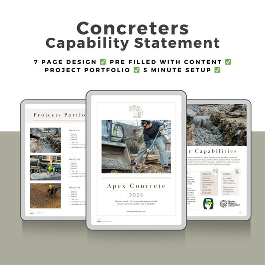 Concreters Capability Statement