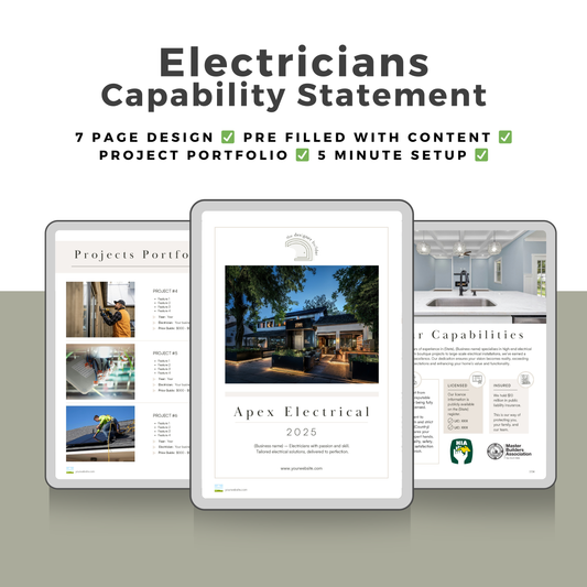 Electricians Capability Statement