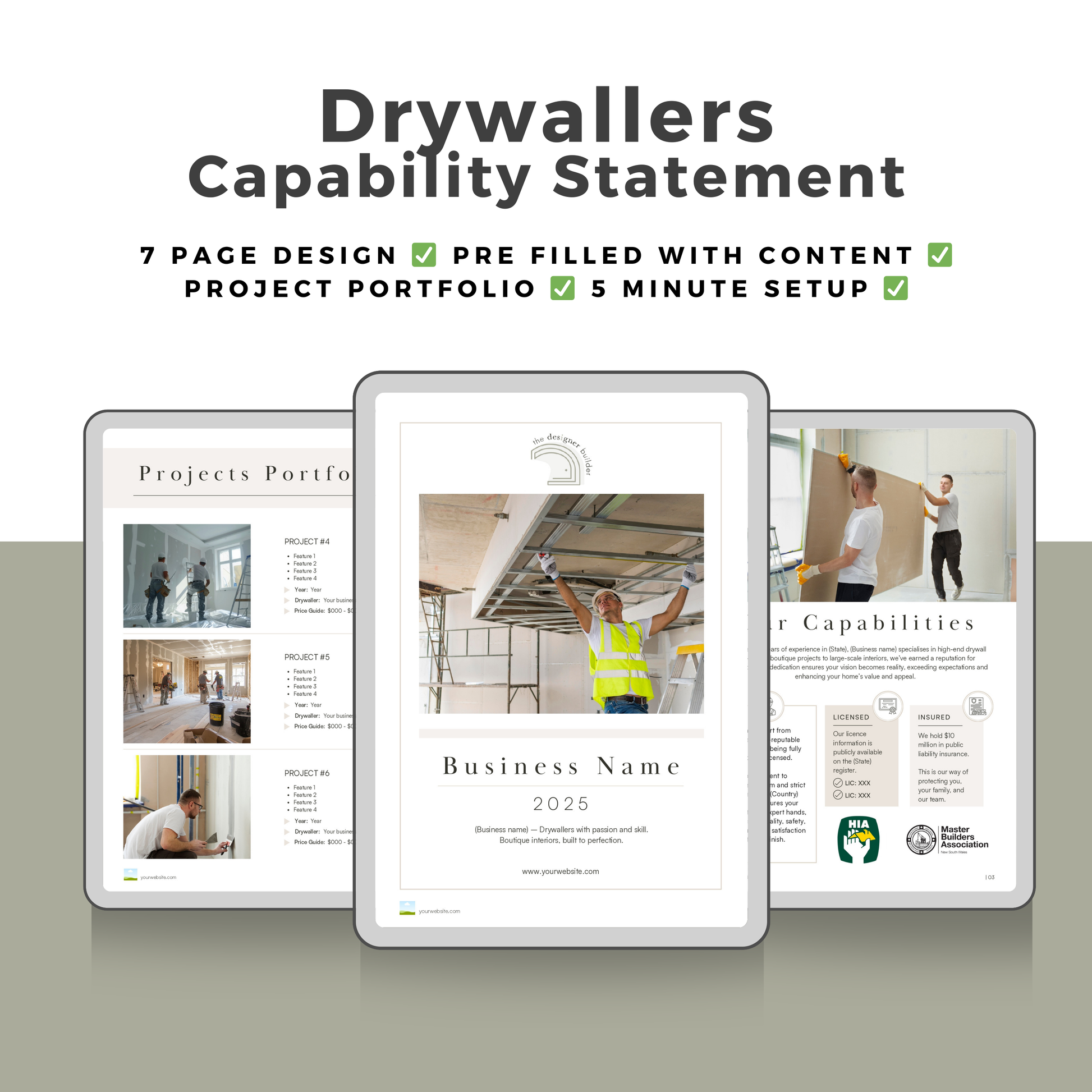 Drywallers Bundle - The Designer Builder