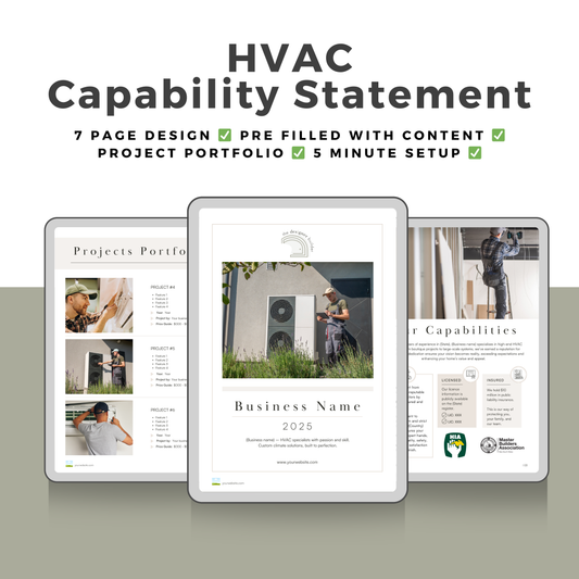 HVAC Capability Statement - The Designer Builder