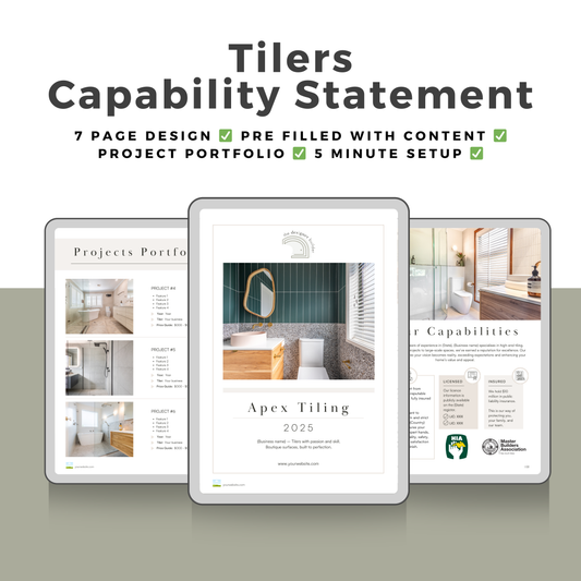 Tilers Capability Statement - The Designer Builder