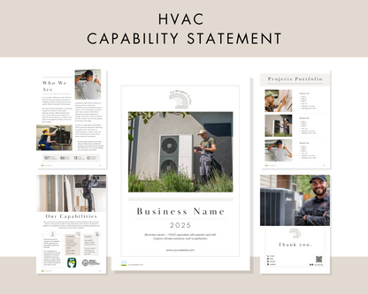 HVAC Capability Statement - The Designer Builder