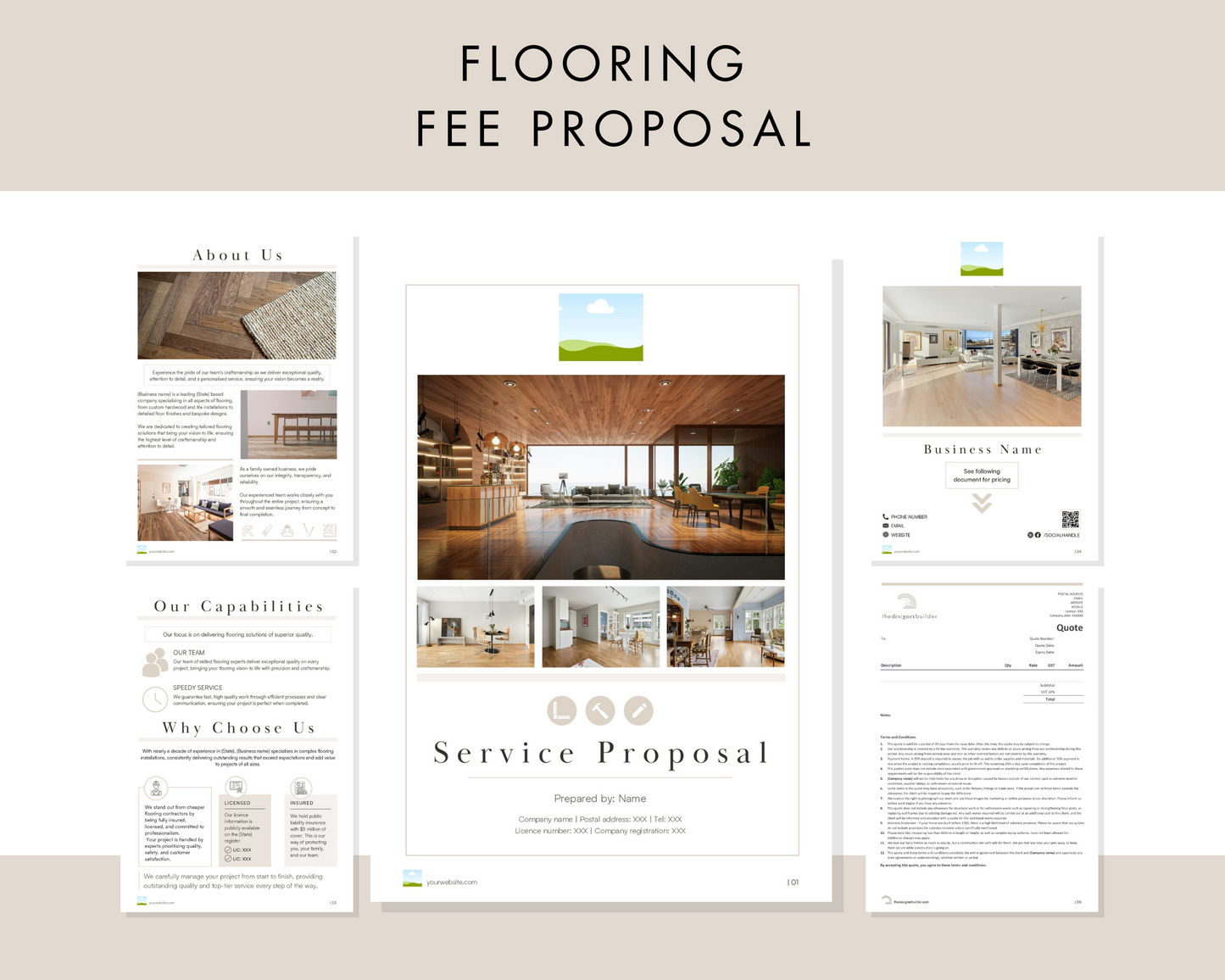Flooring Fee Proposal