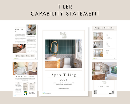 Tilers Capability Statement - The Designer Builder