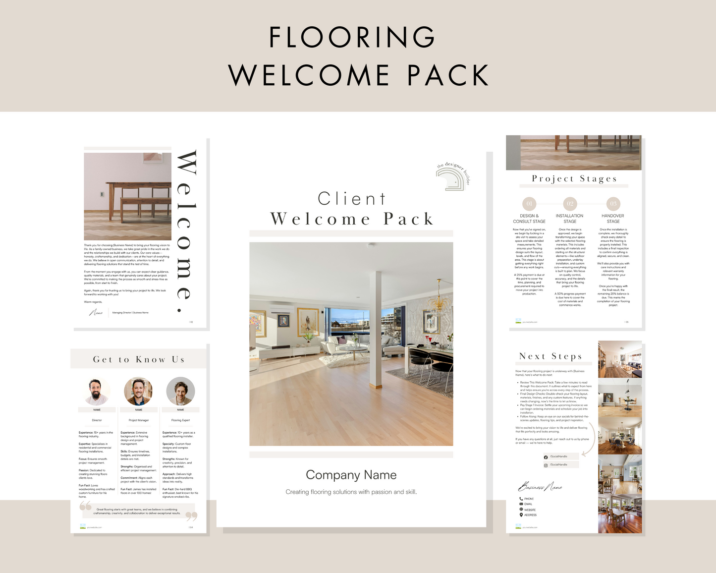 Flooring Welcome Pack