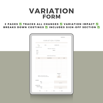 Builders Forms Bundle - The Designer Builder