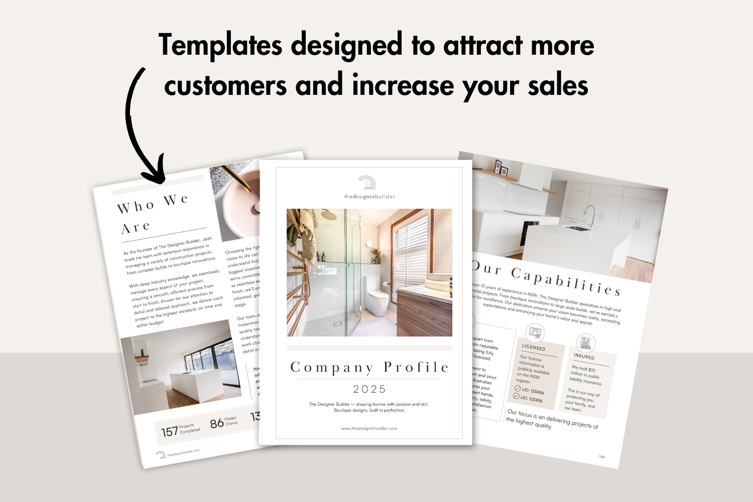 Construction Templates for Builders And Tradesmen