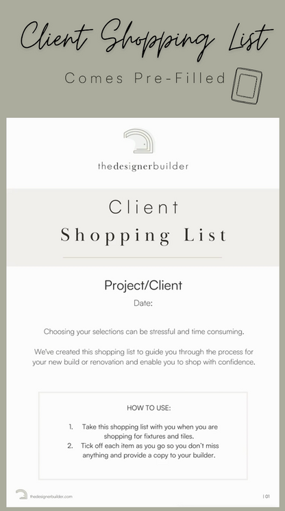 Client Selection List