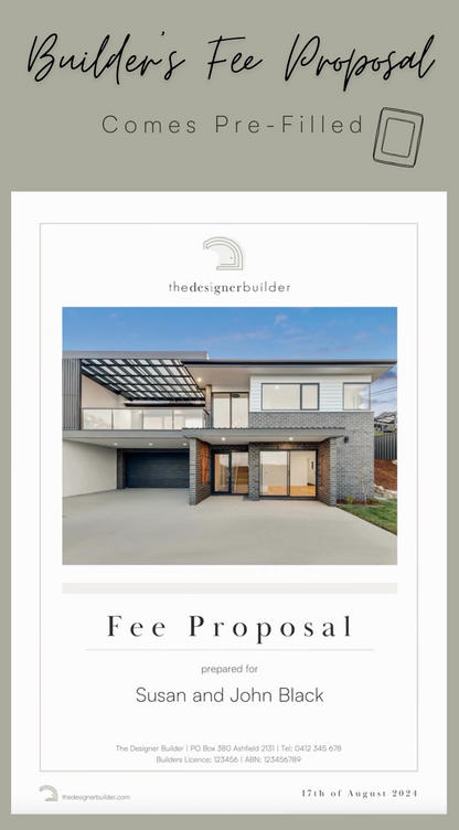 Builders Fee Proposal